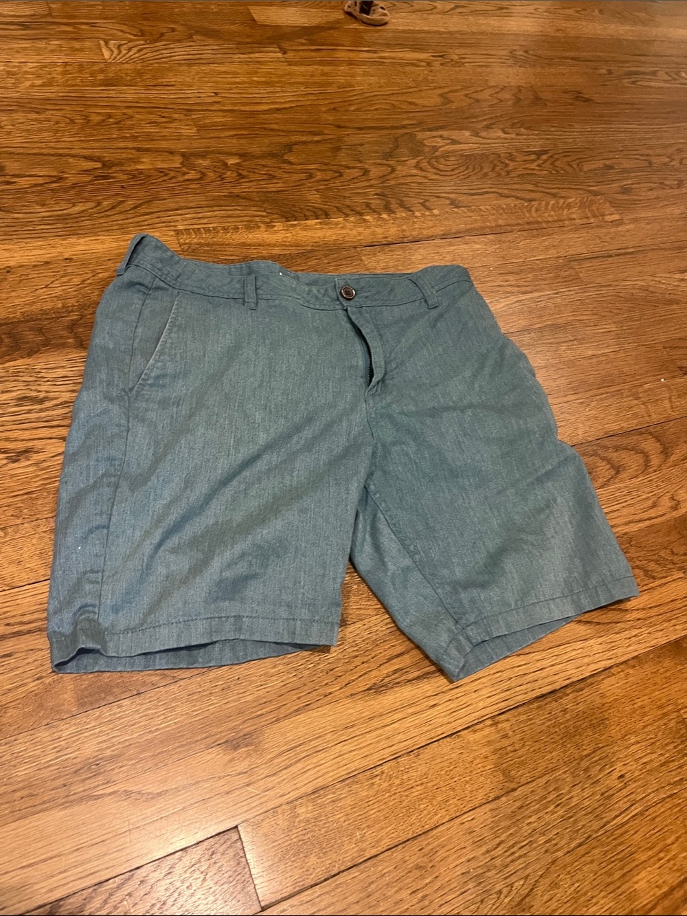 Katin Men's Casual Chambray Shorts in Slate Blue